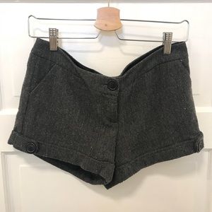 Herringbone Tweed Shorts